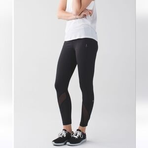 Lululemon Inspire Tight II Navy Leggings Size 2